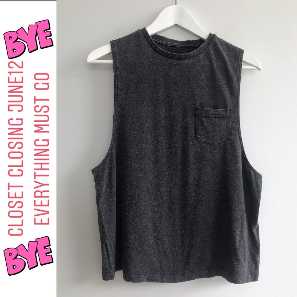 REEBOK STONE WASH MUSCLE TANK